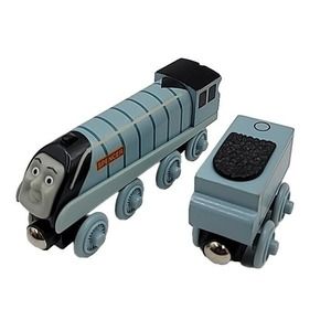 Thomas & Friends Wooden Railway Train Tank Engine - Spencer w/ Tender - 2003 VG
